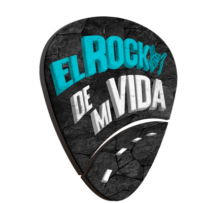 LOGO EL ROCK DE MI VIDA PNG 3D