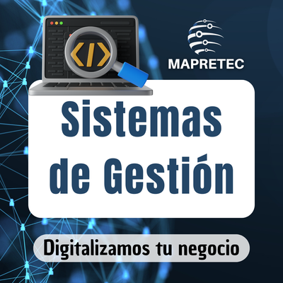Diseño, programación e implementación de programas, software y aplicaciones de sistemas de gestión.